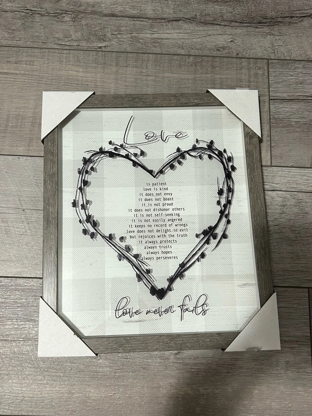 Hobby Lobby Framed Art Backing in Brown and White